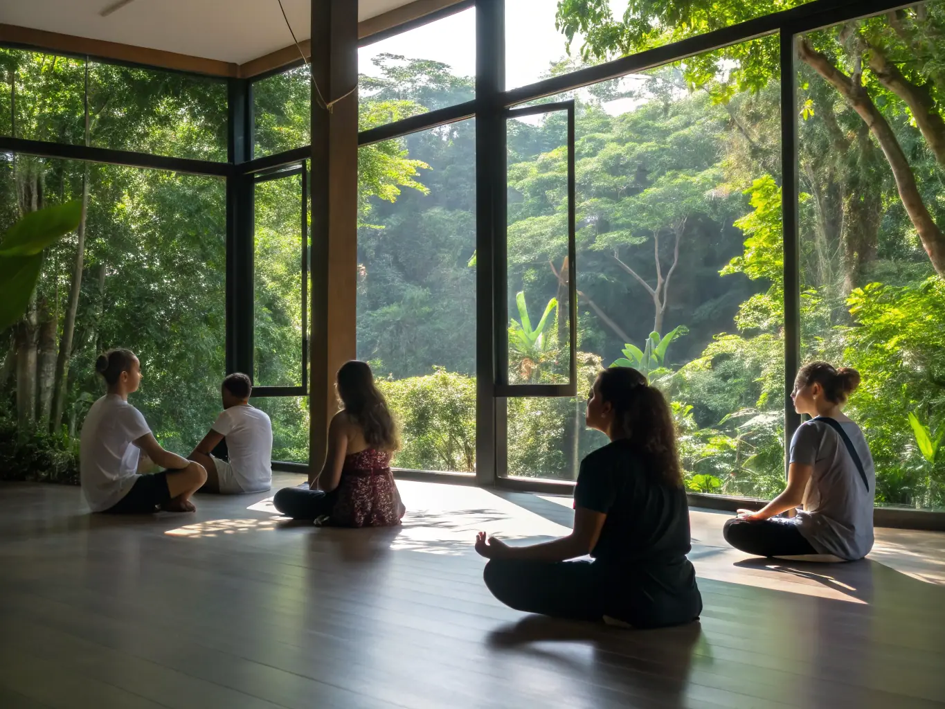 A serene image of a student receiving personalized guidance from an Alexander Technique instructor in a well-lit studio, focusing on gentle adjustments and improved posture.